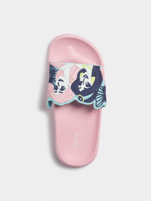 Jet Older Girls Blue/Pink Frozen Slides