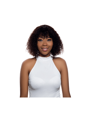 Ladina Brazilian Curly Fringe Wig