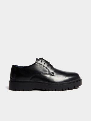 Men's Markham Chunky Derby Black Shoes