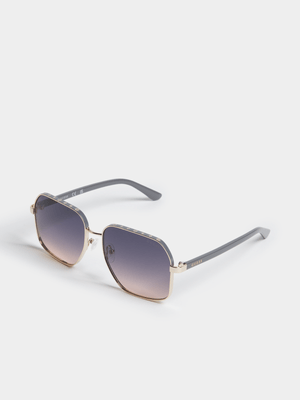 Guess Gold 58 Sunglasses