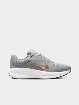 Womens Nike Air Winflo 11 Grey/Metallic Red Bronze/Olive Running Shoes