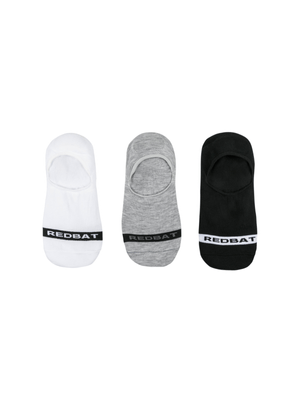 Redbat 3pk Invisible Sock 4-7