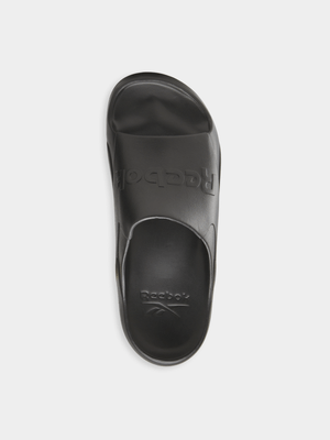 Mens Reebok Clean Black Slides