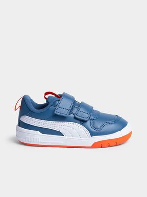 Toddlers Puma Multiflex Blue/White Sneaker