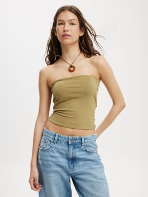 Women's Cotton On Green All Day Tube Top