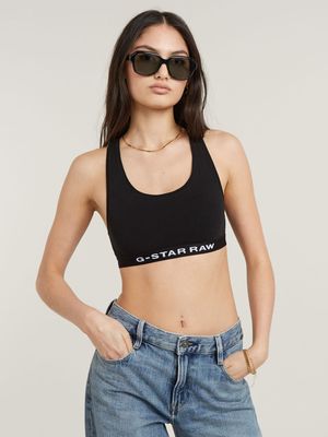 G-Star Women's Dark Black Bralette