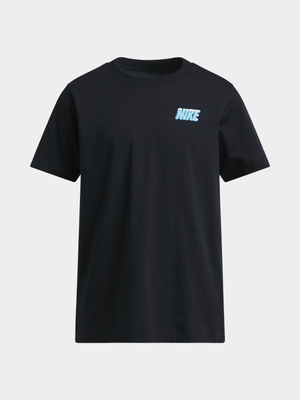 Boys Nike Sportswear Boxy Ice Black Tee