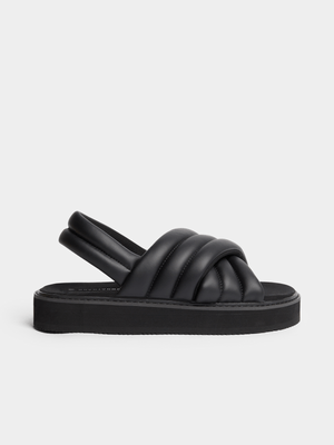 Men's Jonathan D Jonah Crow Black Sandals