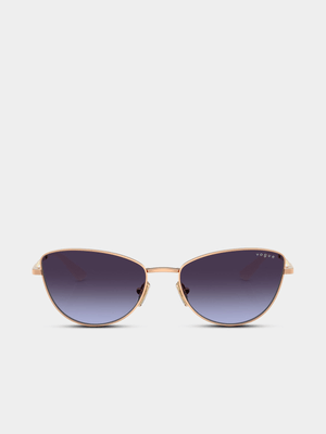 Vogue Eyewear Gold  56 Sunglasses