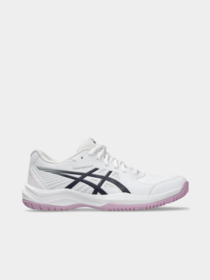 Womens Asics Court Slide 4 White/Indigo Fog Court Shoes