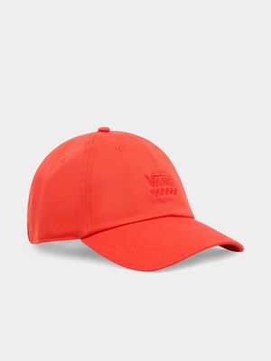 Vans Unisex Court Side Curved Bill Jockey Orange Cap