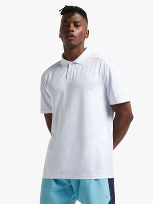 Mens TS Dri-Tech White Golfer