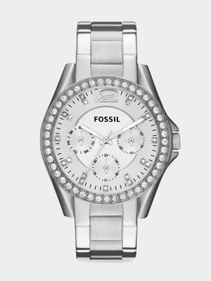 Fossil Riley Stainless Steel Multi-Dial Bracelet Watch