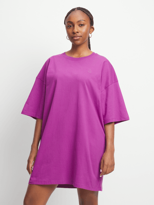 Women's APX Oversized Magenta Dress