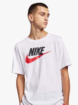 Nike Men's Nsw White/Black T-Shirt