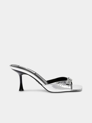 Women's Steve Madden Silver Assent Heels