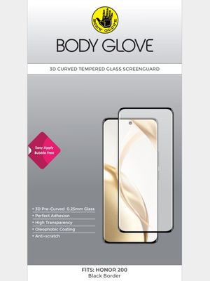 Body Glove 3D Tempered Glass Screen Protector – Honor 200