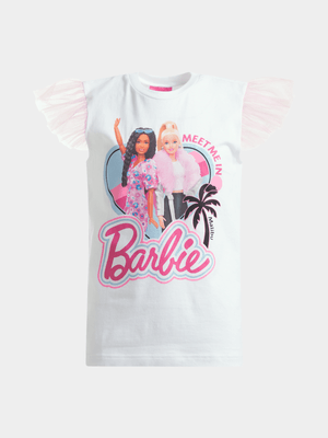 Jet Older Girls White Barbie T-Shirt