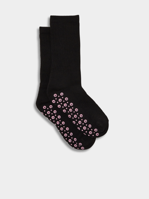 Women's Cotton On Black Performance Studio Crew Socks