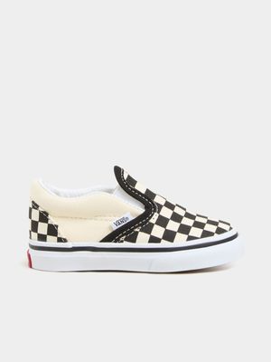 Vans Toddler Slip-On White/Black Sneaker