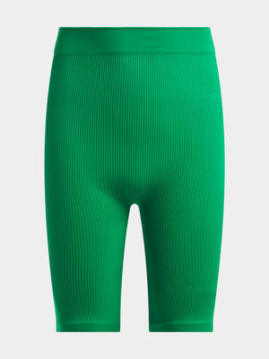 Jet Older Girls Green Seamless Cycle Shorts