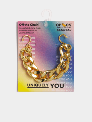 Crocs Cuban Strap Chain Gold Jibbitz