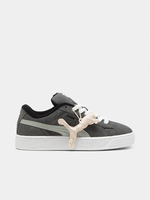 Puma Women's Suede XL Merry X-mas Grey/Black Sneaker