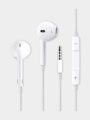 Loopd Lite 3.5MM Wired Earphones-White