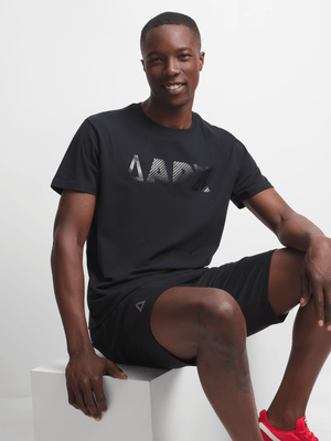 APX M GRAPHIC BOLD LOGO TEE - BLACK