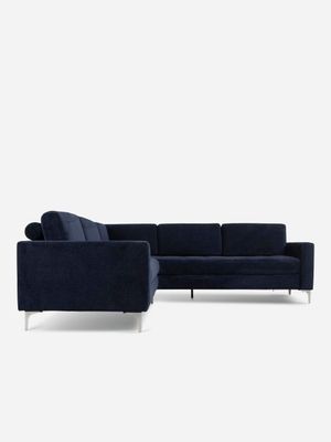 Harvard Navy Corner Couch