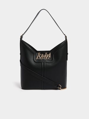 Luella Clasp Bucket Bag