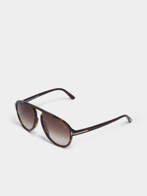 Tom Ford Dark Havana 57 Sunglasses