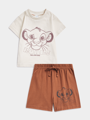 Jet Toddler Boys Nuetral/Brown Simba Roar Set