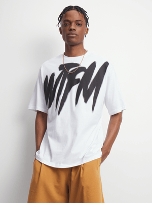 Men's White Hand WT Top