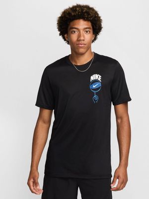 Nike Men's Dri-FIT Black Basketball T-Shirt