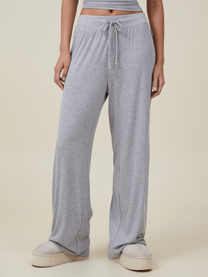 Women's Cotton On Grey Sleep Recovery Wide Leg Pants