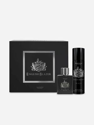 Yardley English Blazer Black Eau De Parfum & Deodorant Gift Set