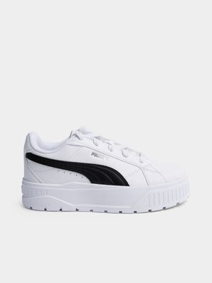 PU Kids Puma  Karmen II  White/Black Sneaker