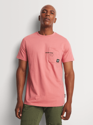 Men's Union-DNM Blush Pink Pocket T-Shirt