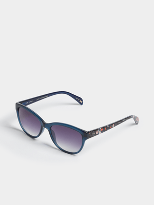 Ted Baker Navy Multi 55 Sunglasses