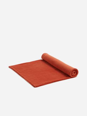 Jet Home Kids Burnt Orange 220GSM Fleece Throw 125x150