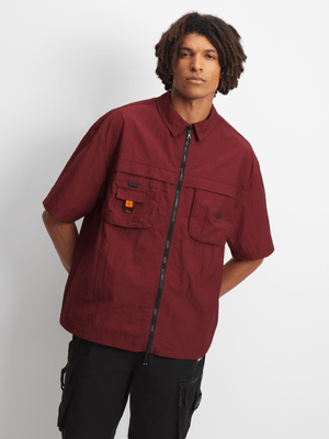 Anatomy Men's Burgundy Utility Shirt