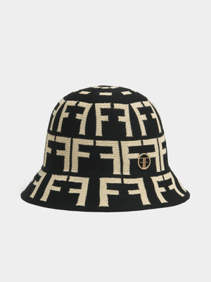 FF Crochet Logo Bucket Hat