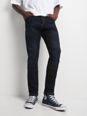 Redbat Men's Navy Super Skinny Jeans