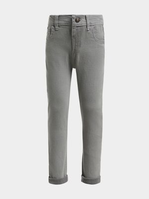 Jet Younger Boys Grey Skinny Jeans