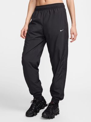 Womens Nike Sportswear Essential Woven Black Jogger