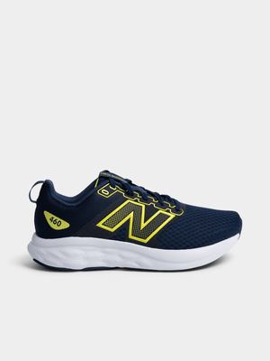 Mens New Balance 460 V4 Navy/Yellow Sneaker