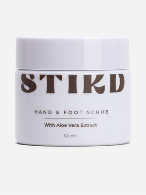 STIKD Care Hand & Foot Scrub with Aloe Vera & Waln