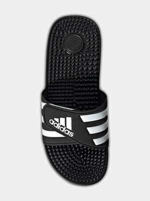 Mens adidas Adissage Black/White Slide