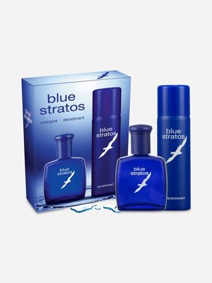 Lenthéric Blue Stratos Cologne and Deodorant Gift Set